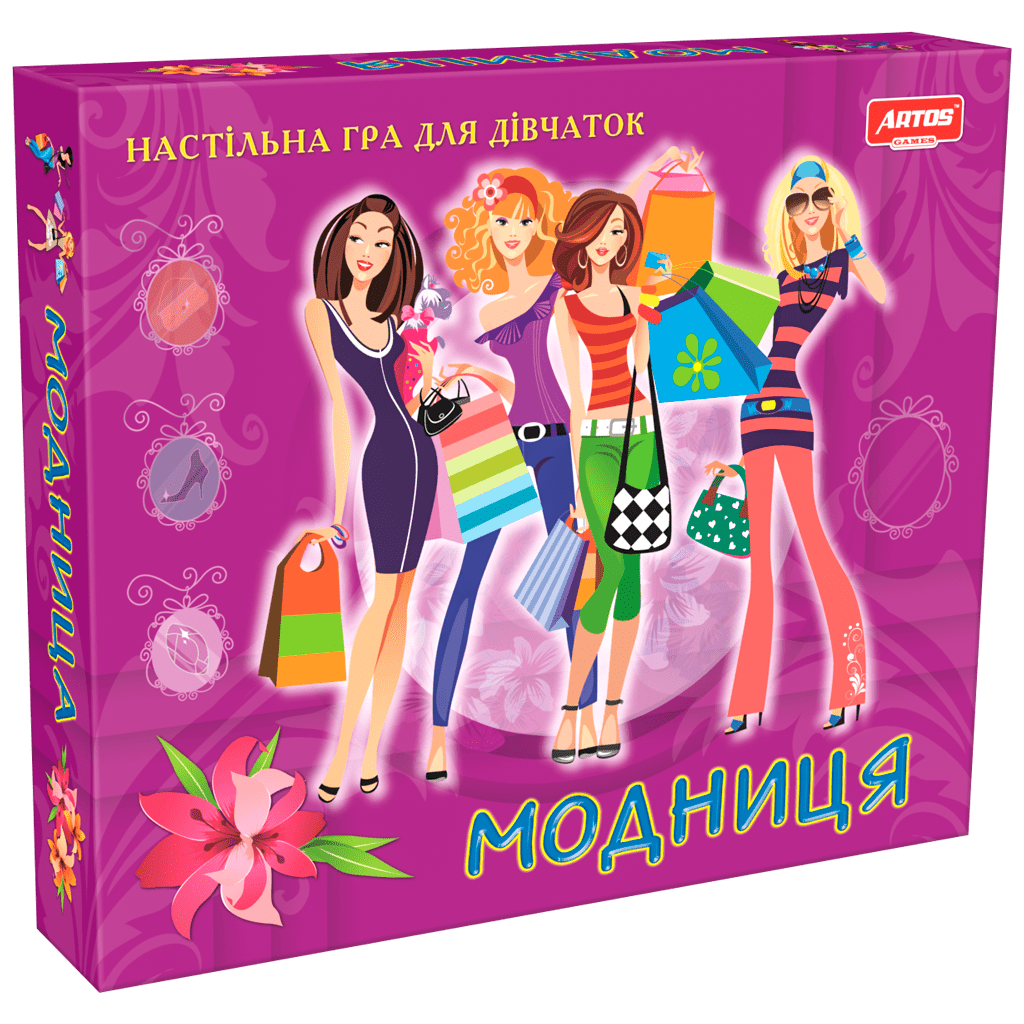 Настольная игра ARTOS GAMES Модница Разноцветный (SR-113-N-458) - фото 7 Настольная игра ARTOS GAMES Модница Разноцветный (SR-113-N-458) - фото 7
