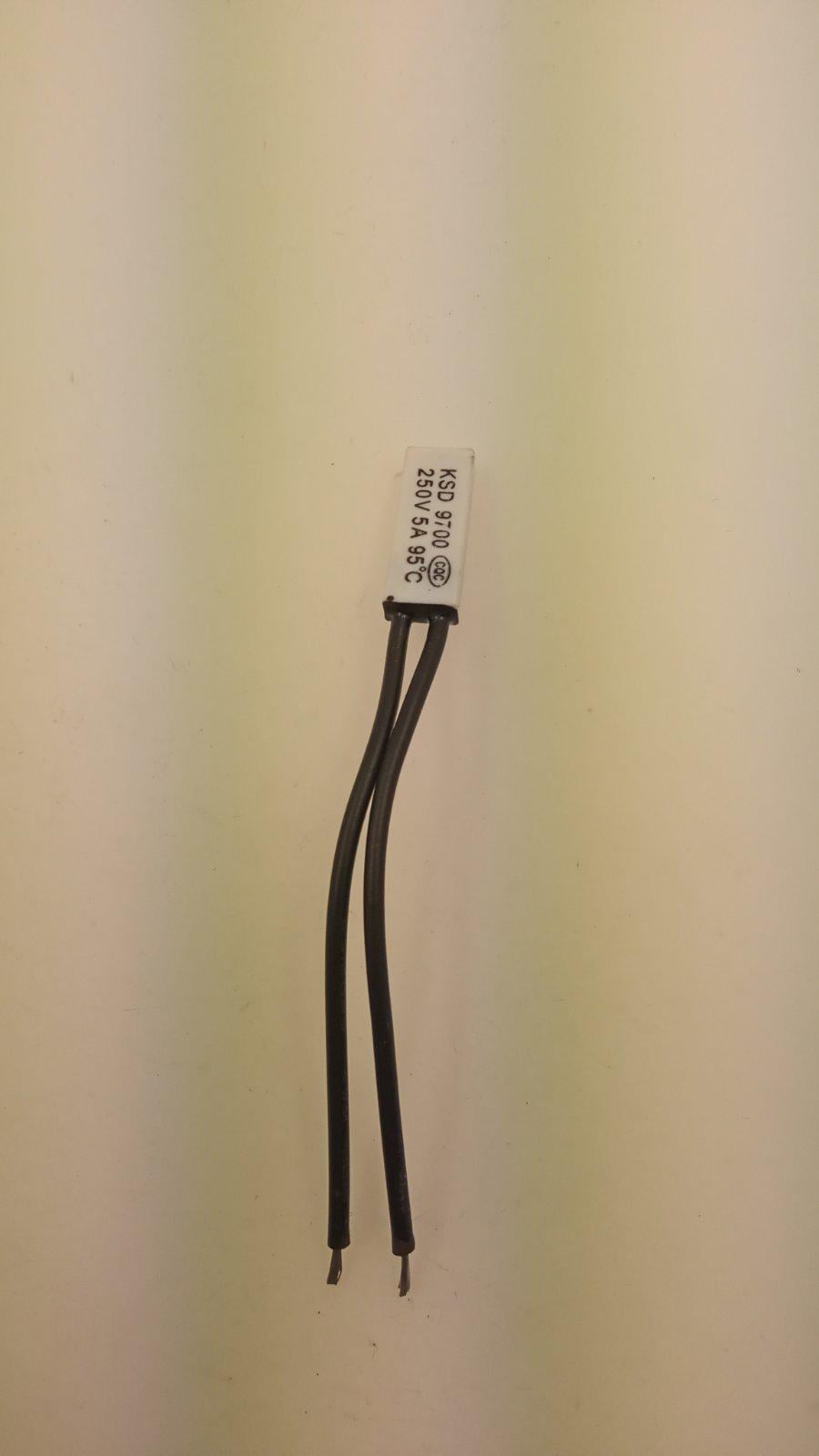 Термостат 95 °C 5A/250V відкритий (10280) Термостат 95 °C 5A/250V відкритий (10280)