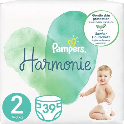 Подгузник Pampers Harmonie Mini р. 2 4-8 кг 39 шт. (8006540156551) - фото 1