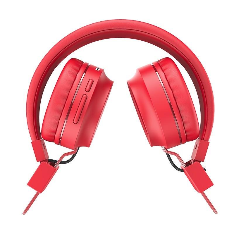 Наушники беспроводные Hoco W25 Promise Bluetooth Red