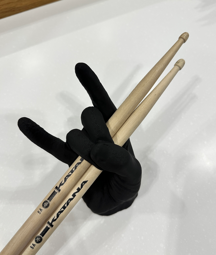 Тримач для барабанних паличок настінний Чорний (0104) - фото 2 Тримач для барабанних паличок настінний Чорний (0104) - фото 2