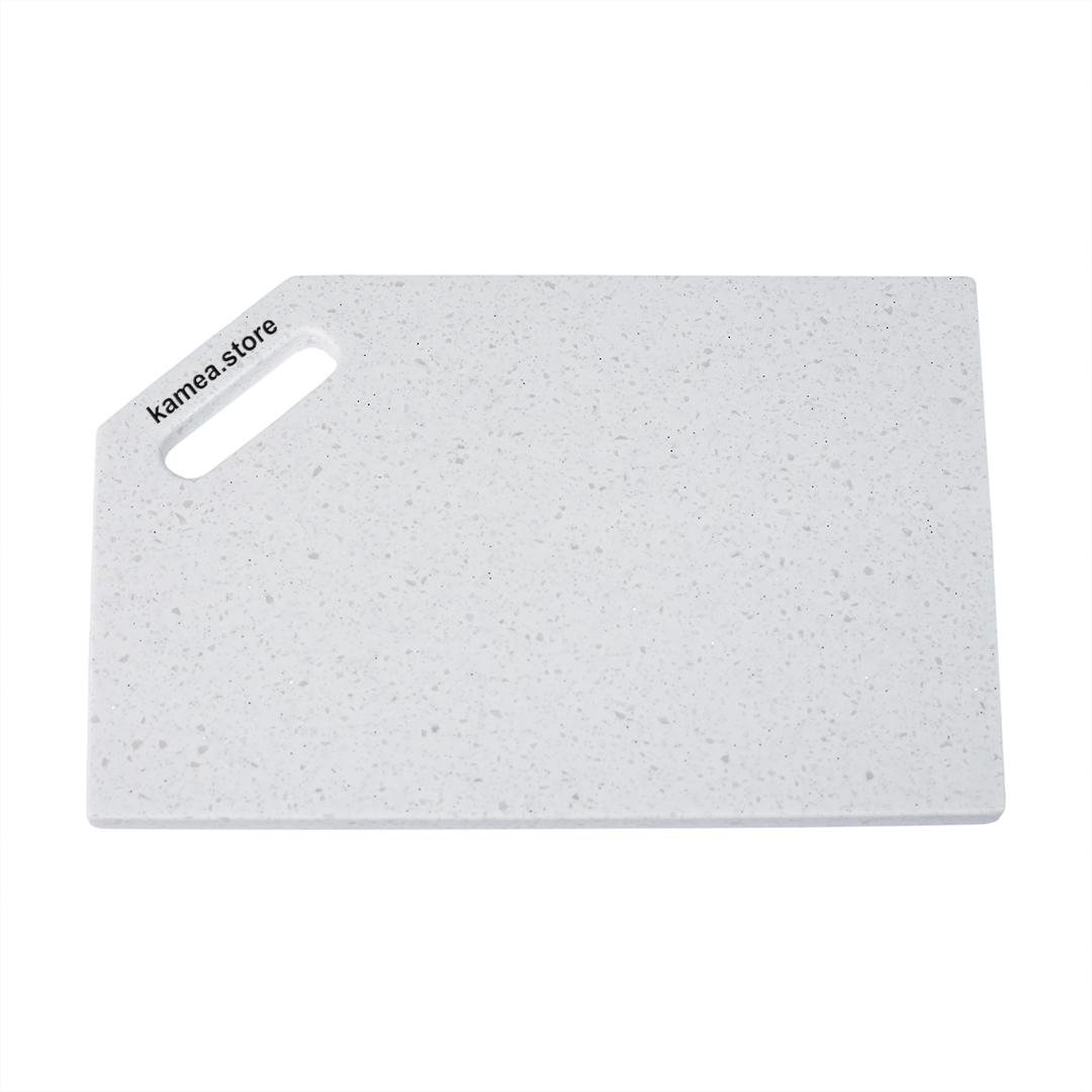 Доска кухонная Kamea из искусственного камня 36х24 см Snow Pile