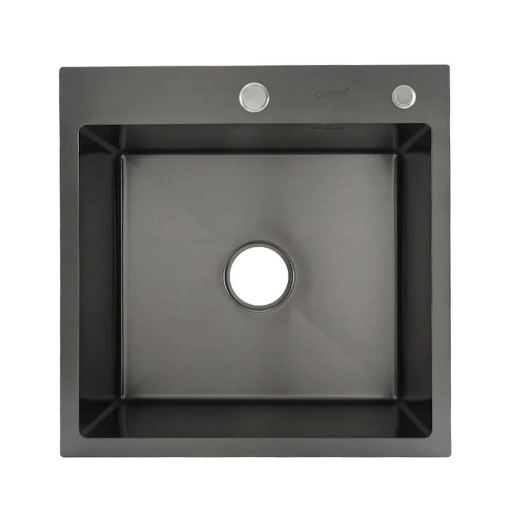 Мойка для кухни Gappo GS5050-6 PVD накладная 500x500 мм (SQ-1045120)