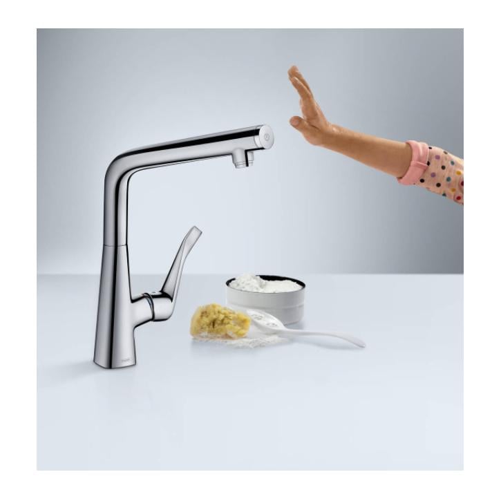 Смеситель для кухни Hansgrohe Metris Select 320 1jet (14883000) - фото 2