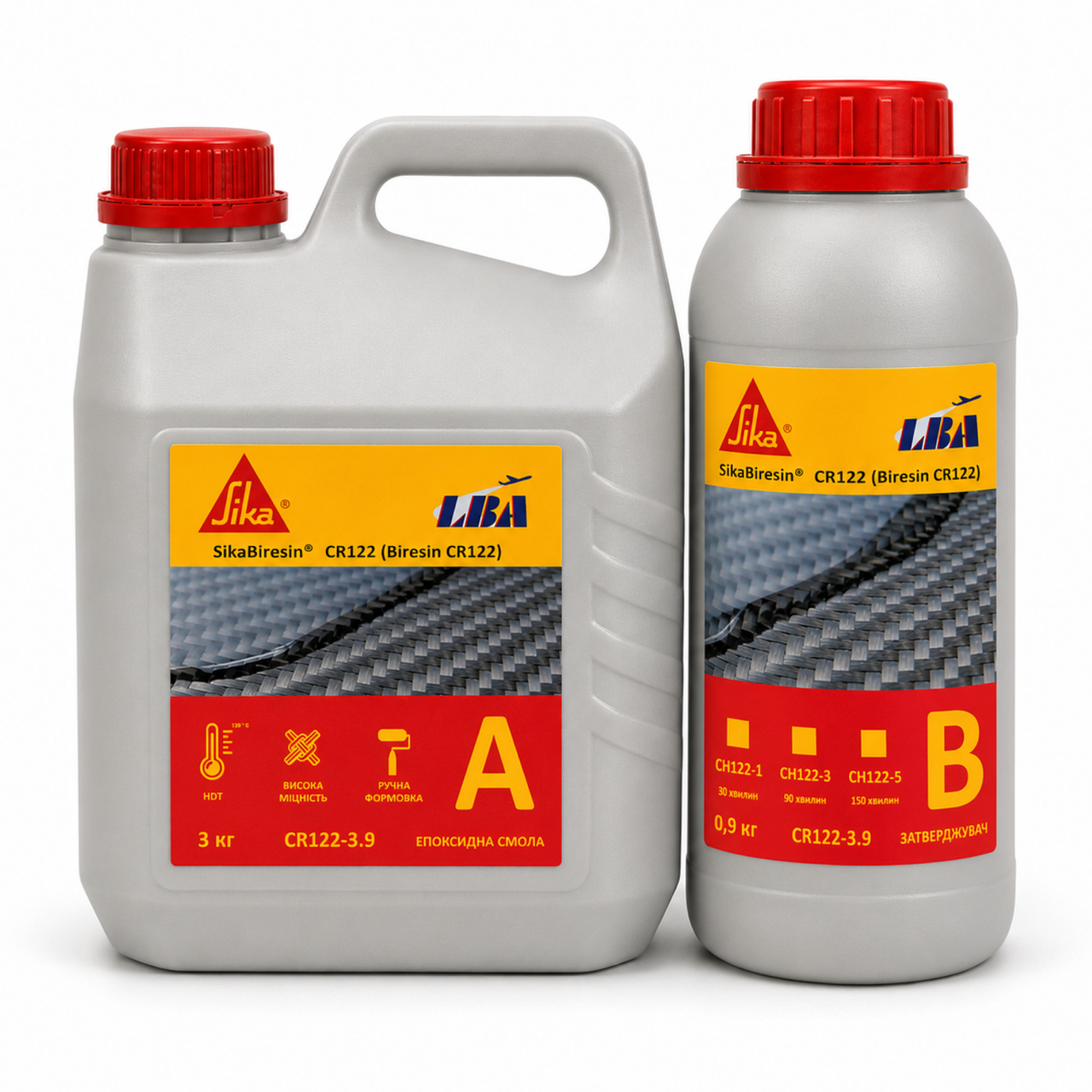 Смола эпоксидная для карбона и композитов Sika Biresin CR122 3,9 кг/отвердитель MGS LR-285