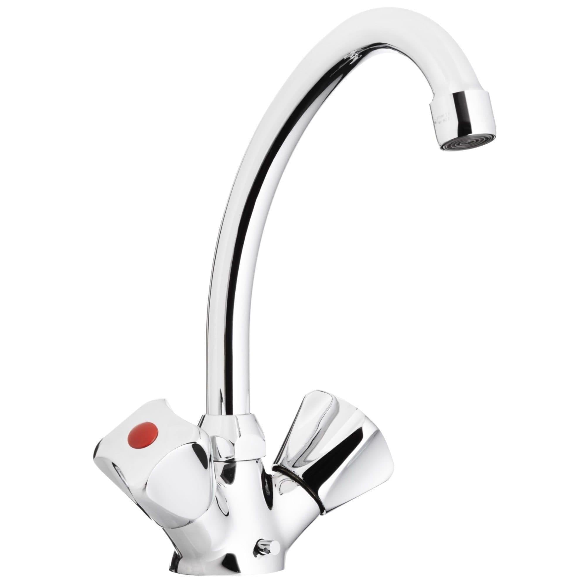 Кухонный смеситель для мойки KFA Armatura Standard двухвентильный Хромированный (302-315-00)