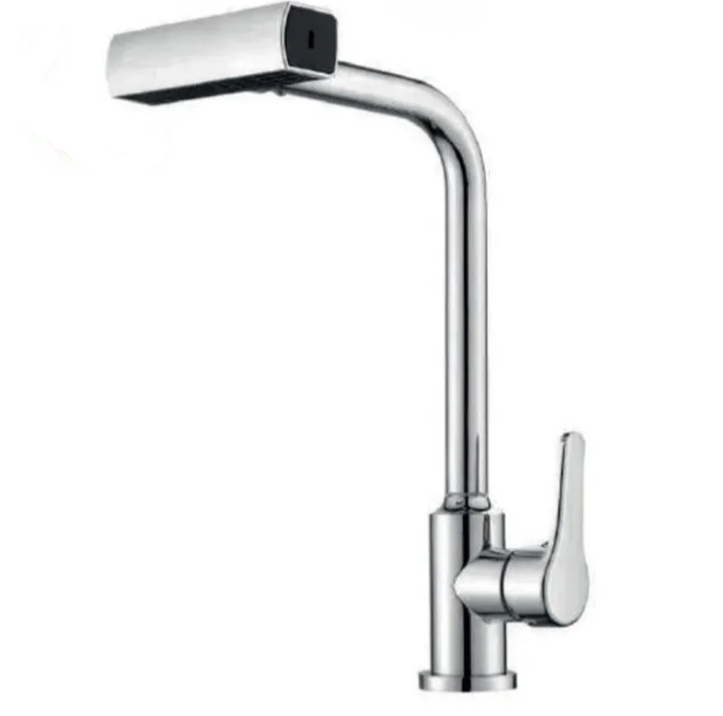 Смеситель для кухни Champion MOZ-014 с выдвижной лейкой 4 режима из нерж. стали (CH6518)