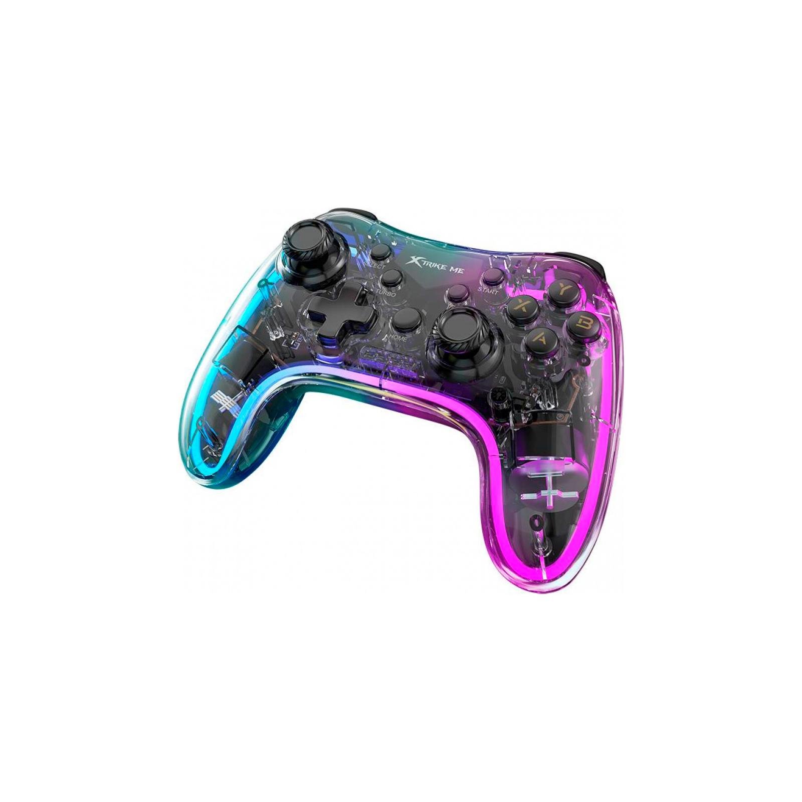 Геймпад XTRIKE ME GP-52 бездротовий Bluetooth RGB PS4/IOS/Android/PC/Nintendo