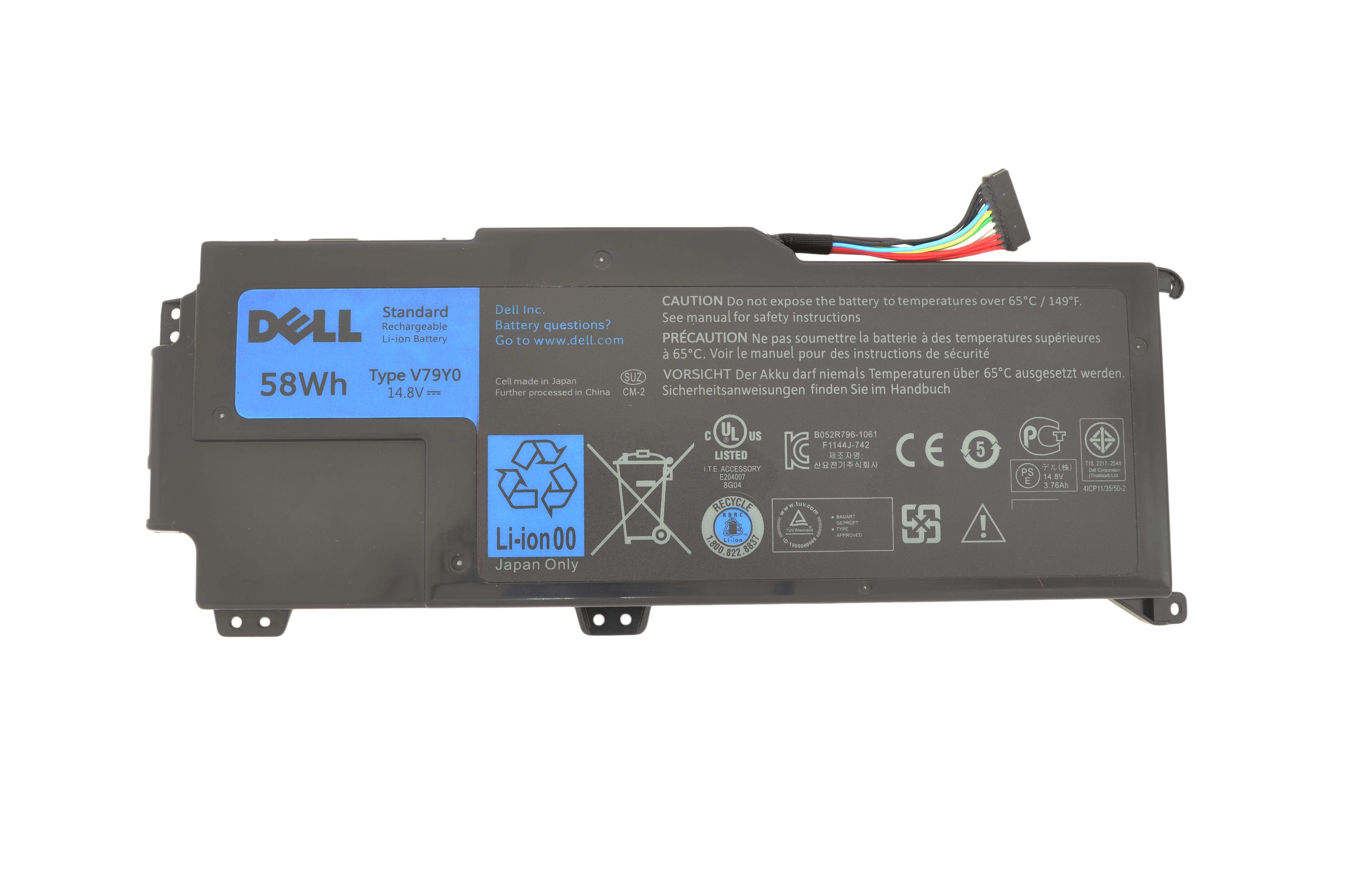 Аккумулятор для ноутбука Dell V79Y0 XPS 14Z Ultrabook 14,8 V 4000 mAh