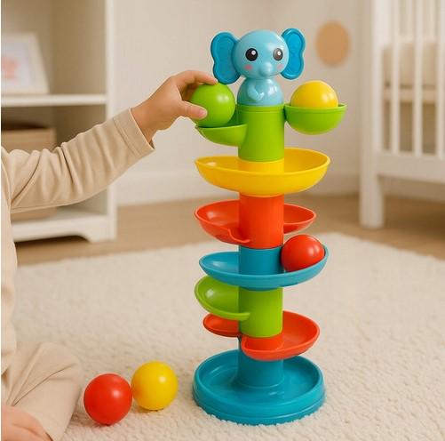 Игрушка детская шариковая башня Ball Slide 48 см - фото 5