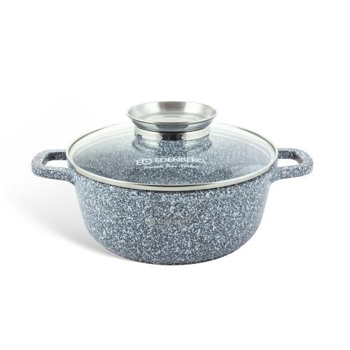 Каструлі Edenberg Eb-8040 з тришаровим гранітним покриттям та турбо індукційним дном 14 ін. (Eb-8040) - фото 4 Каструлі Edenberg Eb-8040 з тришаровим гранітним покриттям та турбо індукційним дном 14 ін. (Eb-8040) - фото 4