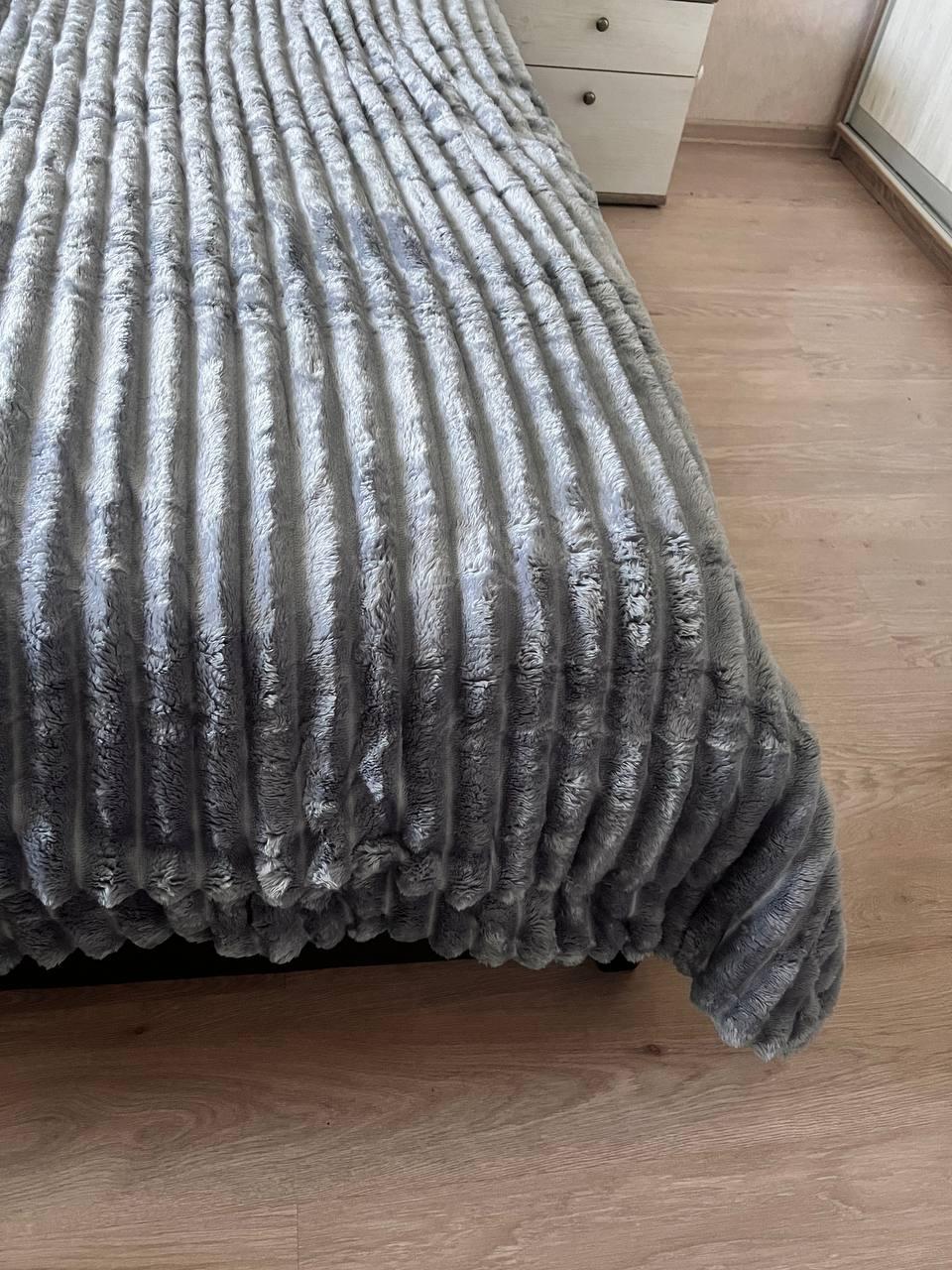 Плед плюшевый 200х220 см Серый (Д-al-sh-ovEV-006) - фото 6 Плед плюшевый 200х220 см Серый (Д-al-sh-ovEV-006) - фото 6