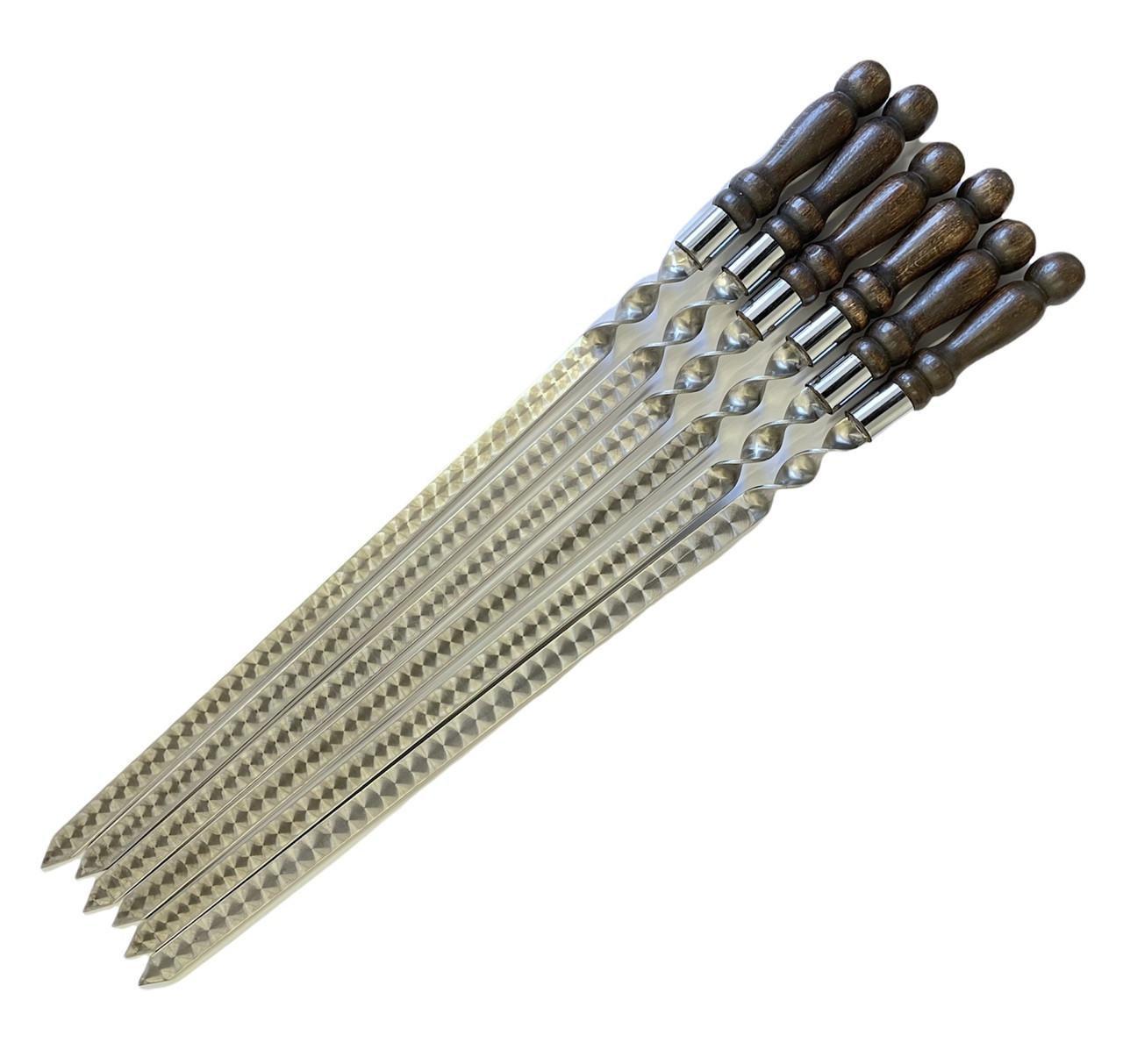 Шампур для люля-кебаб Gorillas BBQ SKK33 Куля нержавіюча сталь 50 см (27722587) - фото 4 Шампур для люля-кебаб Gorillas BBQ SKK33 Куля нержавіюча сталь 50 см (27722587) - фото 4