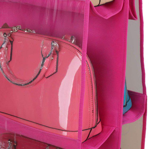 Подвесной органайзер для сумок Hanging Purse Organizer Розовый (7dee4d40) - фото 4 Подвесной органайзер для сумок Hanging Purse Organizer Розовый (7dee4d40) - фото 4
