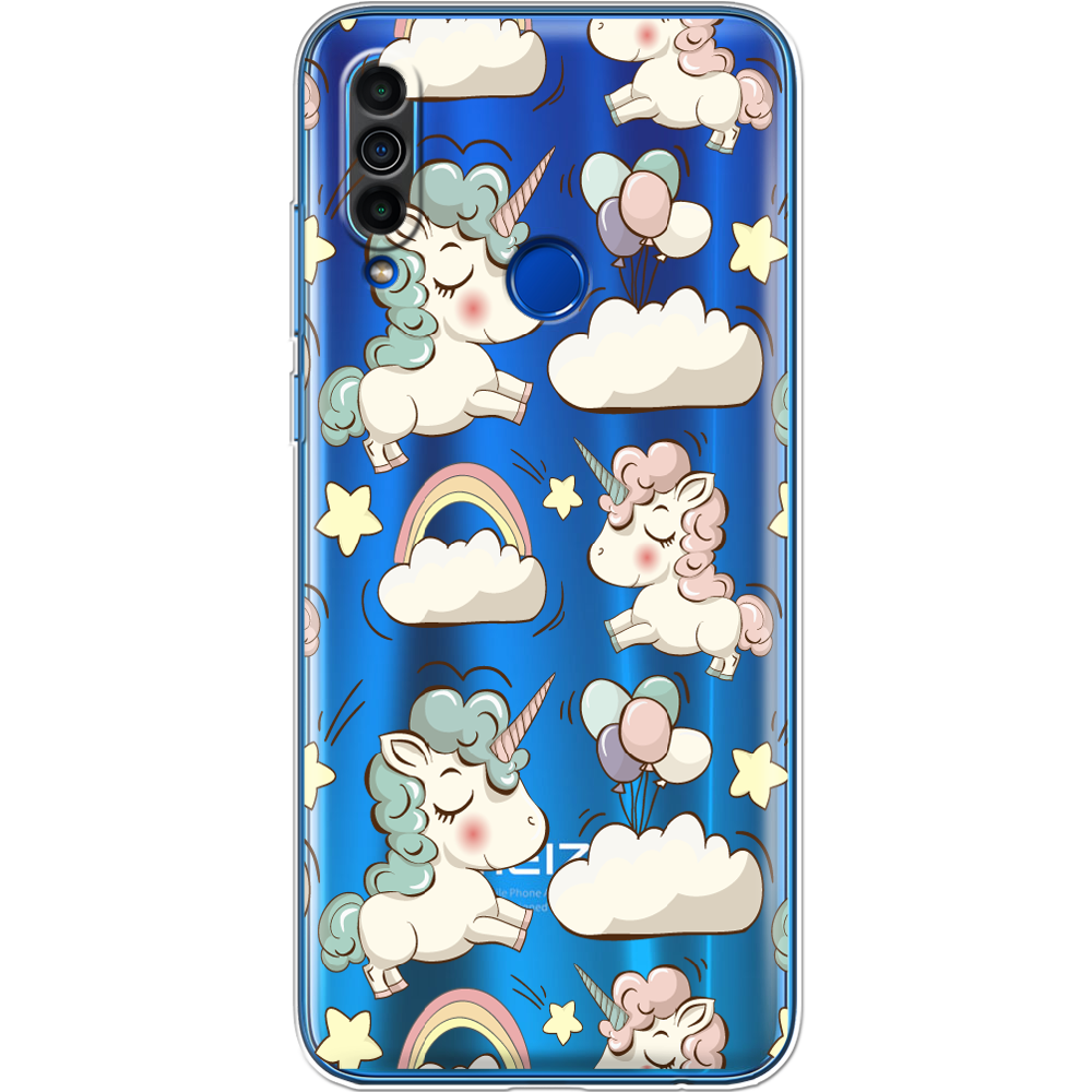 Чехол BoxFace Meizu M10 Unicorns Прозрачный силикон (40851-cc2-41950)