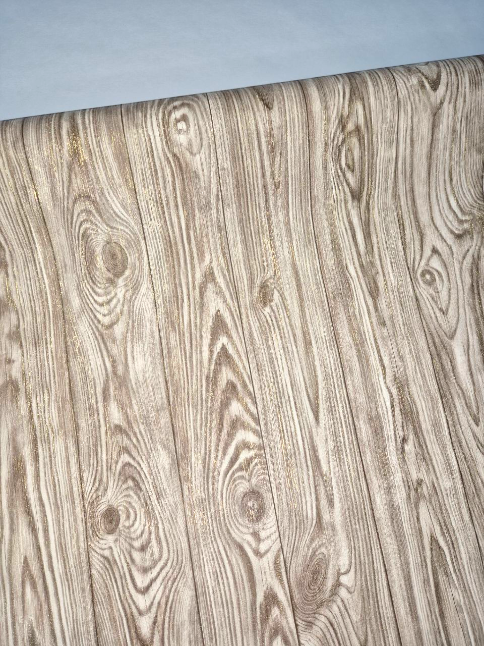 Обои виниловые на флизелиновой основе 319-12 под дерево для гостиной/спальни/коридора/кухни 10,05x1,06 м Коричневый (2519246080)