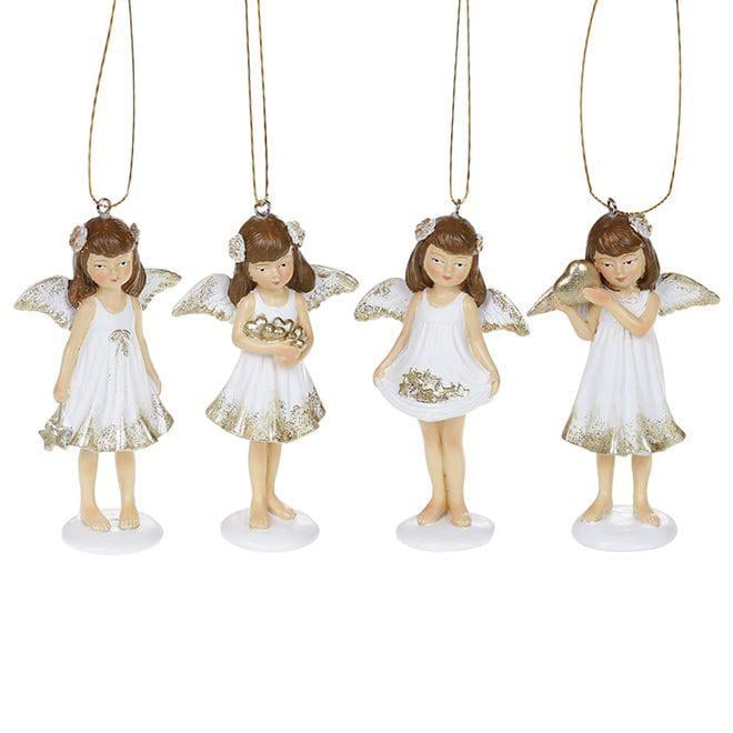 Новогодний подвеска Flora Ангелочек микс 11 см 8 шт. (12817) Новогодний подвеска Flora Ангелочек микс 11 см 8 шт. (12817)