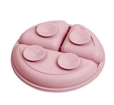 Набор силиконовой посуды для детей 6в1 на присосках Розовый (33274) - фото 6 Набор силиконовой посуды для детей 6в1 на присосках Розовый (33274) - фото 6