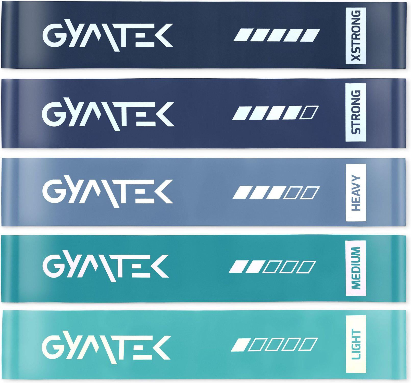 Набор резинок для фитнеса Gymtek 0,5-30 кг 5 шт. Синий (30381315)