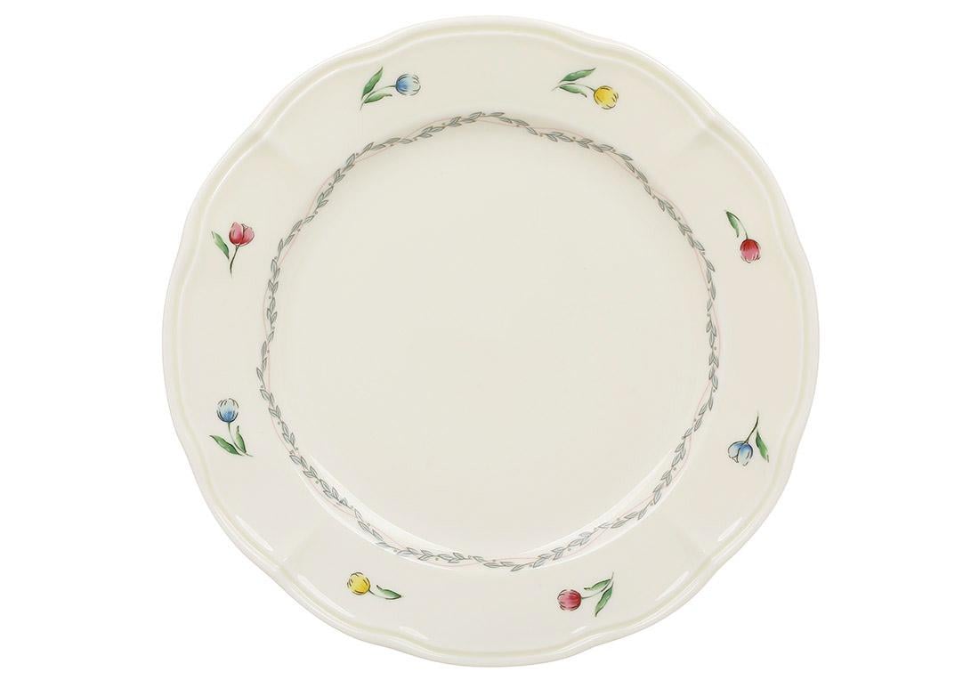 Тарелка обеденная фарфоровая BonaDi D 23х2,5 см Vintage Tulip (159-002) Тарелка обеденная фарфоровая BonaDi D 23х2,5 см Vintage Tulip (159-002)