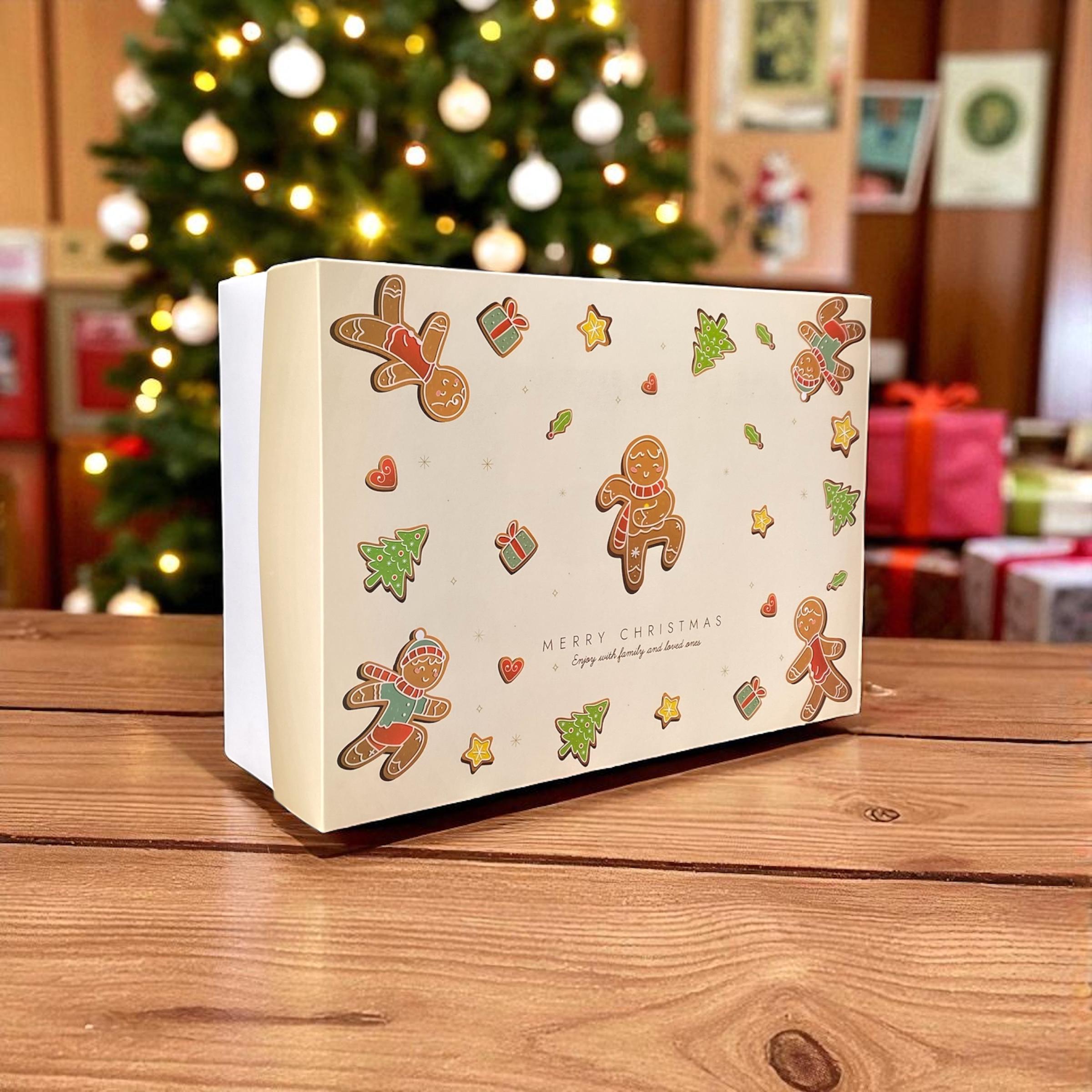 Коробка подарочная Merry Christmas крышка-дно 280х400х140 мм картон 325 г/м2 Белый (ПК0001) - фото 2 Коробка подарочная Merry Christmas крышка-дно 280х400х140 мм картон 325 г/м2 Белый (ПК0001) - фото 2