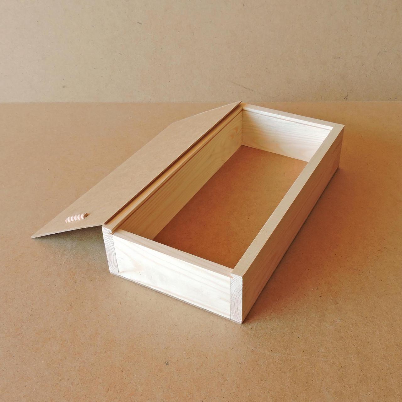 Пенал деревянный Гиацинт 20х40х8 см (ПНЛ-01204008) - фото 2