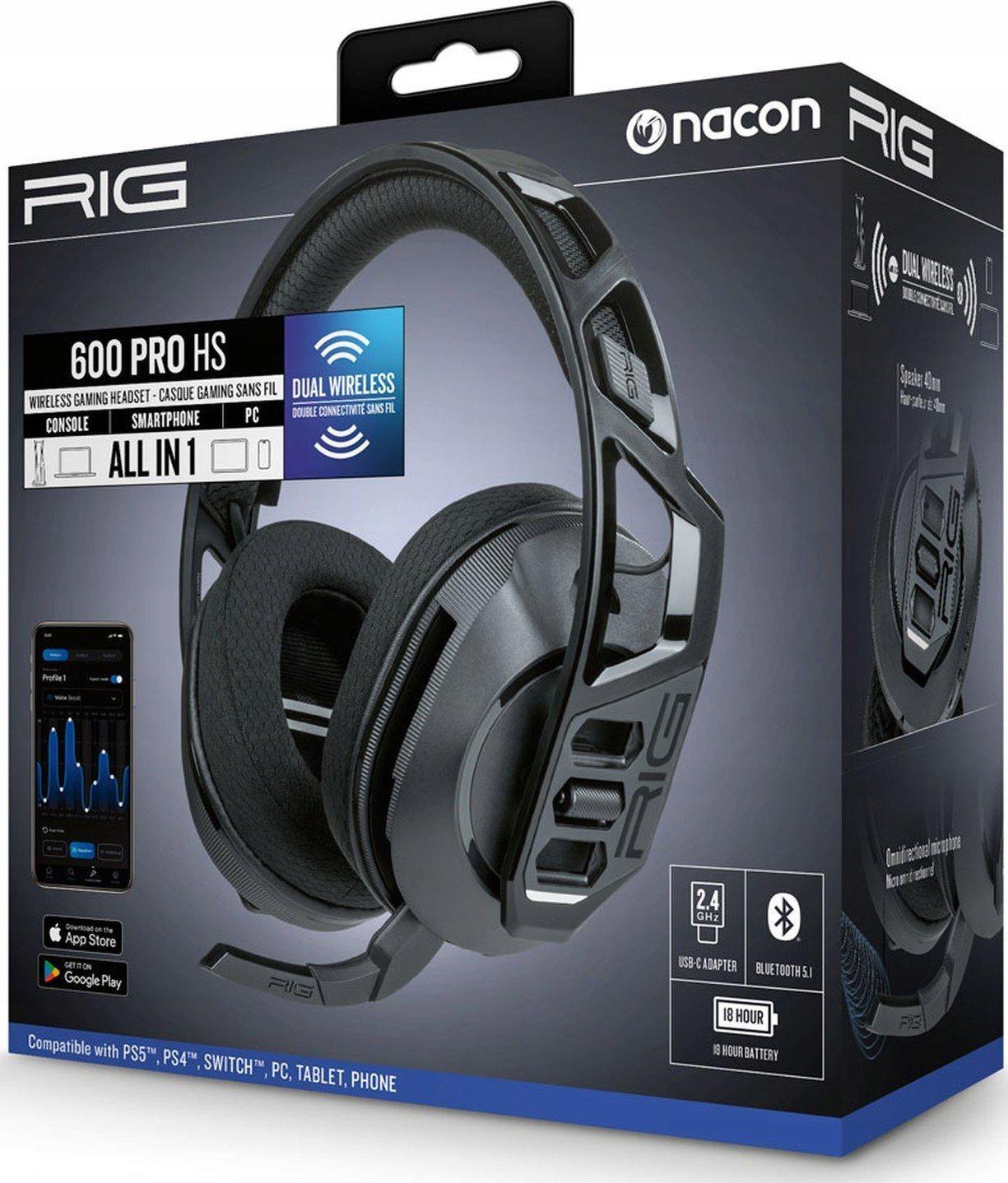 Навушники з мікрофоном Nacon RIG 600 Pro HS (509319)