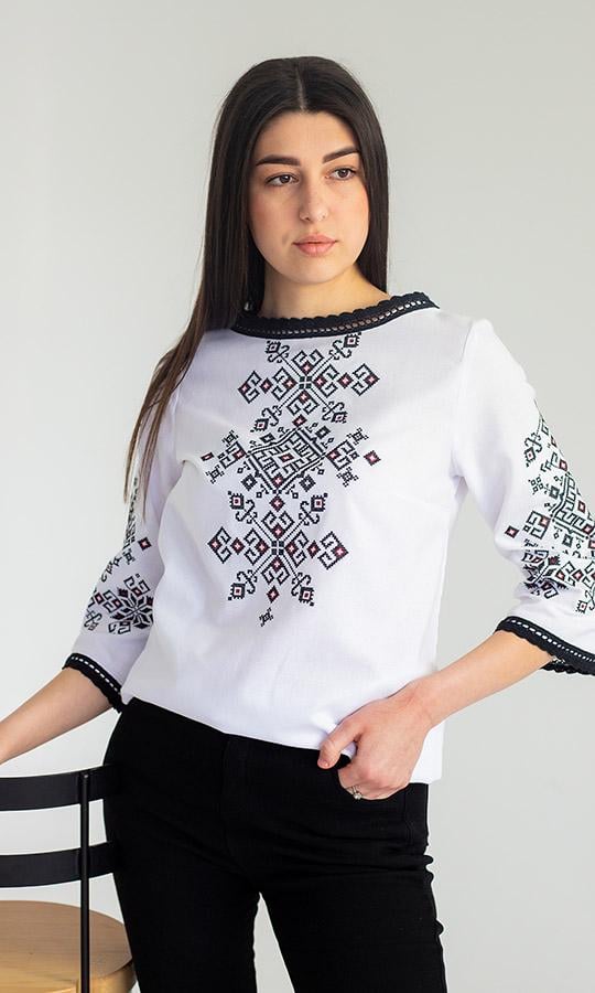 Вишиванка жіноча Вишиваночка р. 42 Білий (2046-4)