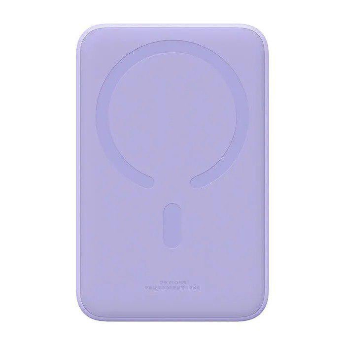 Повербанк BASEUS Magnetic Mini 20000mAh 20W з бездротовою зарядкою Qi 15W Purple (PPCX150005)