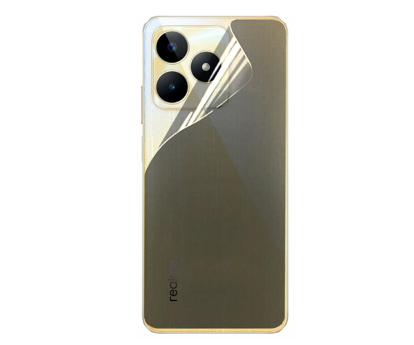 Пленка противоударная гидрогелевая Hydrogel Film для Realme C53 на заднюю панель Transparent