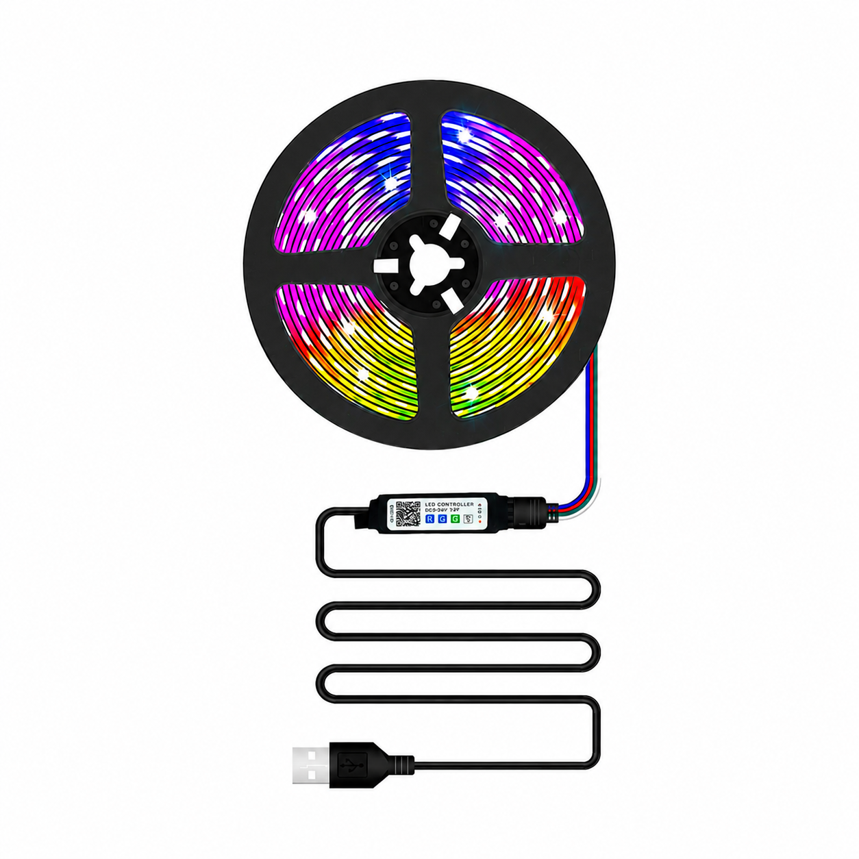 Светодиодная лента для телевизора RGB USB Bluetooth управление телефоном (35548690)