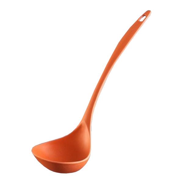 Ополоник Fissman Eco 26 см із бамбукового волокна Оранжевий (TL-1400.2.SL)