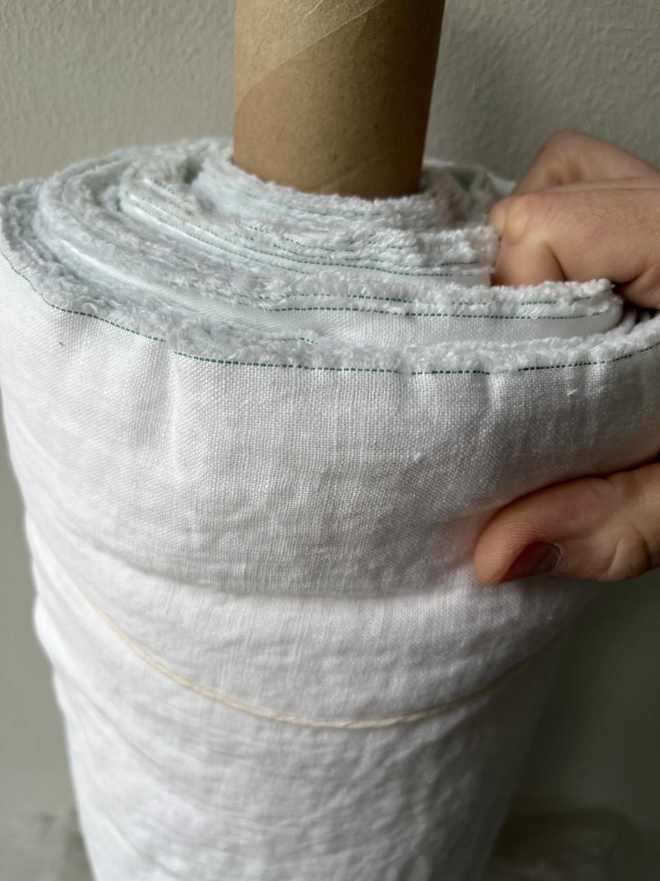 Ткань костюмная LINEN PLUS CRASH EFFECT 100% лен 145 см 101 Белый - фото 7 Ткань костюмная LINEN PLUS CRASH EFFECT 100% лен 145 см 101 Белый - фото 7