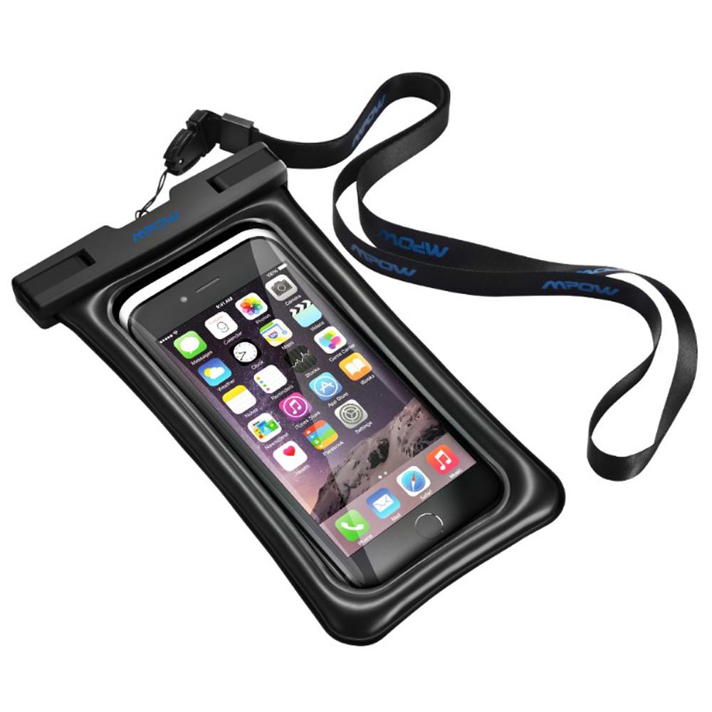 Чехол водонепроницаемый для телефона Mpow Черный Чехол водонепроницаемый для телефона Mpow Черный