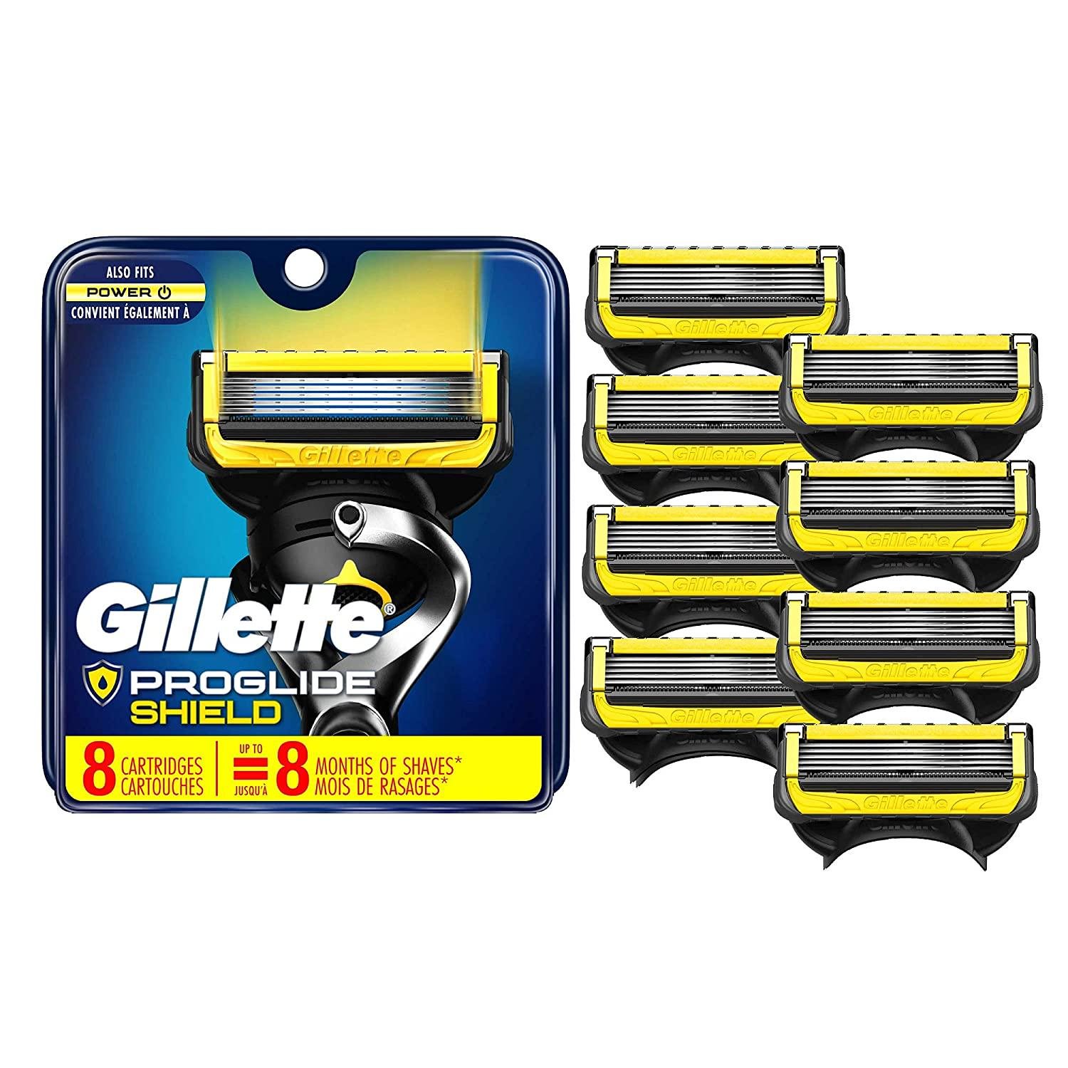 Картриджі змінні для гоління чоловічі Gillette ProGlide Power Shield США 8 шт.