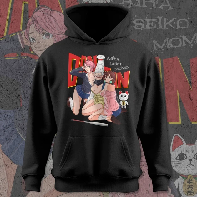 Худи для подростка мальчика с принтом Dandadan Aira/Seiko/Momo 180 см (Anime11248)