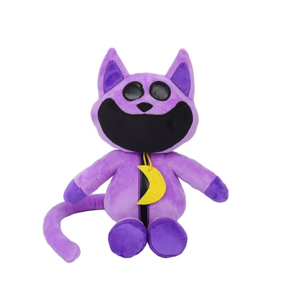 М'яка іграшка Poppy Playtime Кіт Дрімот CatNap Усміхнене звірятко 28 см