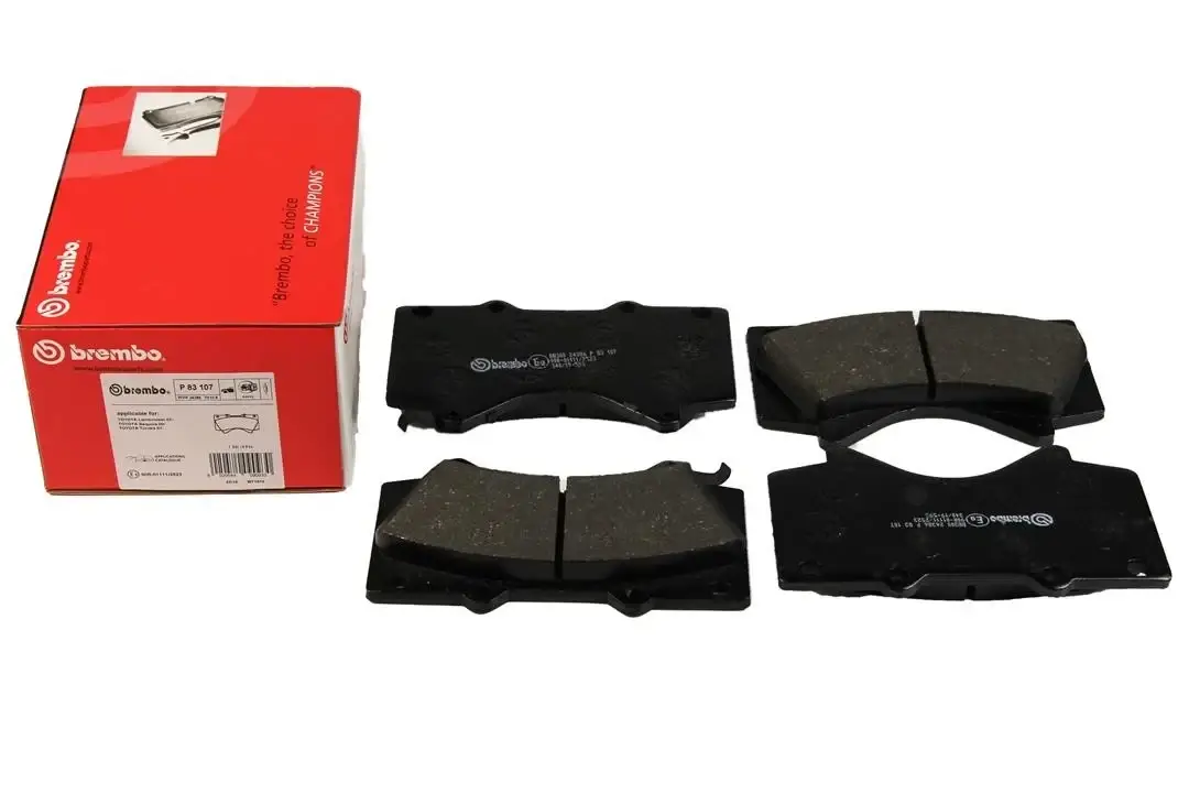 Тормозные колодки дисковые передняя ось BREMBO для Toyota Land Cruiser 200/Prado 150/Lexus LX570/P83107 (P83107)