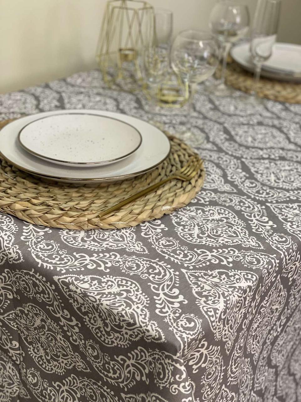 Скатертина Ecotton Duck 2016-20 водонепроникна 170x150 см Grey