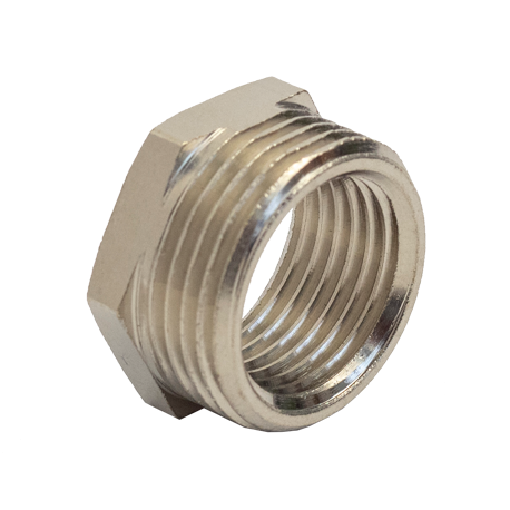 Футорка никелированная Karro ВЗ 1/2"x1" (TU-17461)