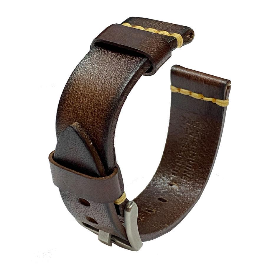 Кожаный ремешок Primolux C052B Steel buckle для часов Xiaomi Amazfit GTR 47 мм Dark Brown (1205862672) - фото 6 Кожаный ремешок Primolux C052B Steel buckle для часов Xiaomi Amazfit GTR 47 мм Dark Brown (1205862672) - фото 6