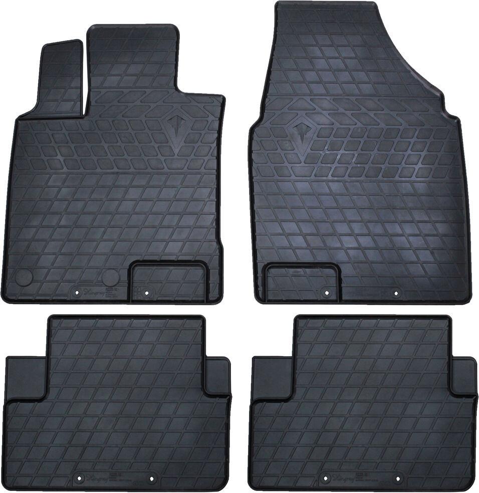 Коврики автомобильные в салон Stingray Nissan Qashqai с 08 г.в. 4 шт. Черный (15293044)