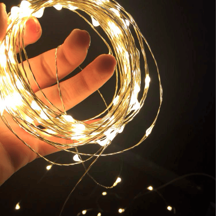 Гирлянда-нить светодиодная Капли росы на батарейках 10 м (29433639) - фото 5 Гирлянда-нить светодиодная Капли росы на батарейках 10 м (29433639) - фото 5