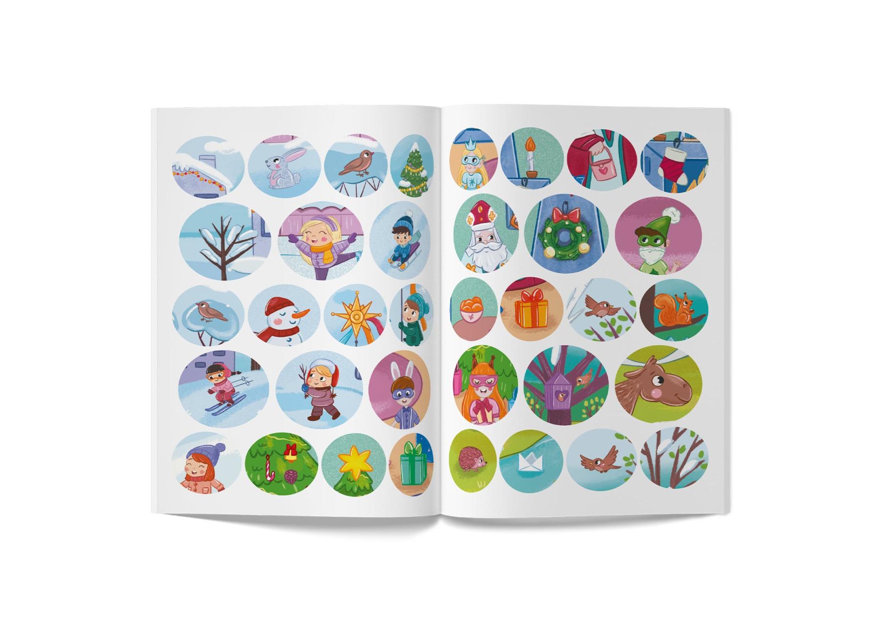 Книга "Інтерактивні наліпки. Пори року" (F00030071) - фото 4 Книга "Інтерактивні наліпки. Пори року" (F00030071) - фото 4