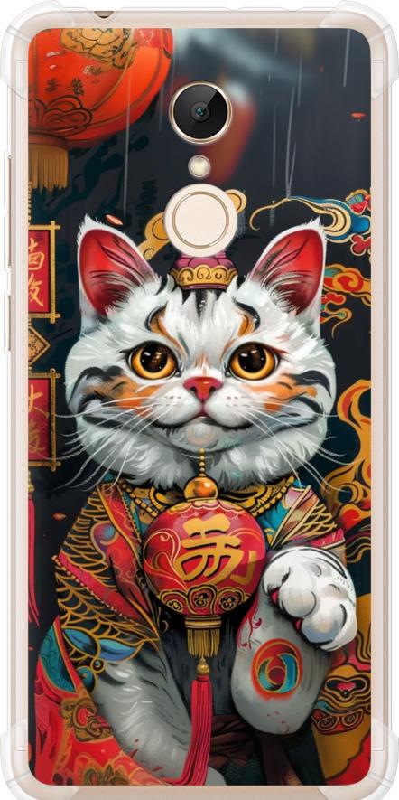 Чехол на Xiaomi Redmi 5 China Cat v2 (6135sp-1350-42517) Чехол на Xiaomi Redmi 5 China Cat v2 (6135sp-1350-42517)