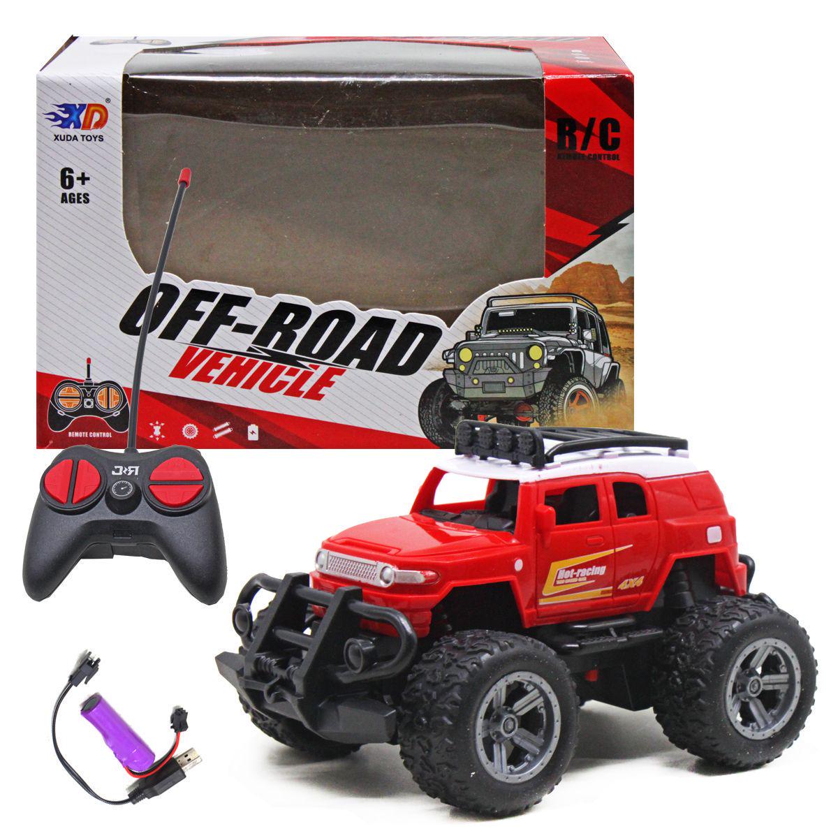 Джип на радиоуправлении Toyota FJ Cruiser Красный (1-6-218304)