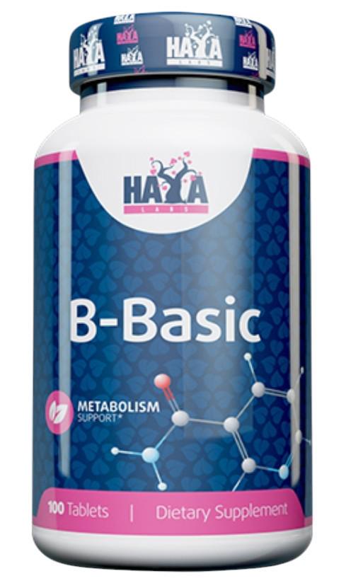 Комплекс витаминов группы Б Haya Labs B-Basic 100 таблеток