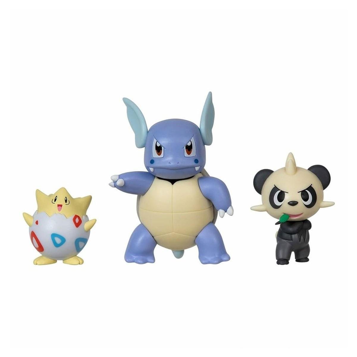 Набір ігрових фігурок Pokemon W17 Тогепі Панчам Вартортл (2546198492)
