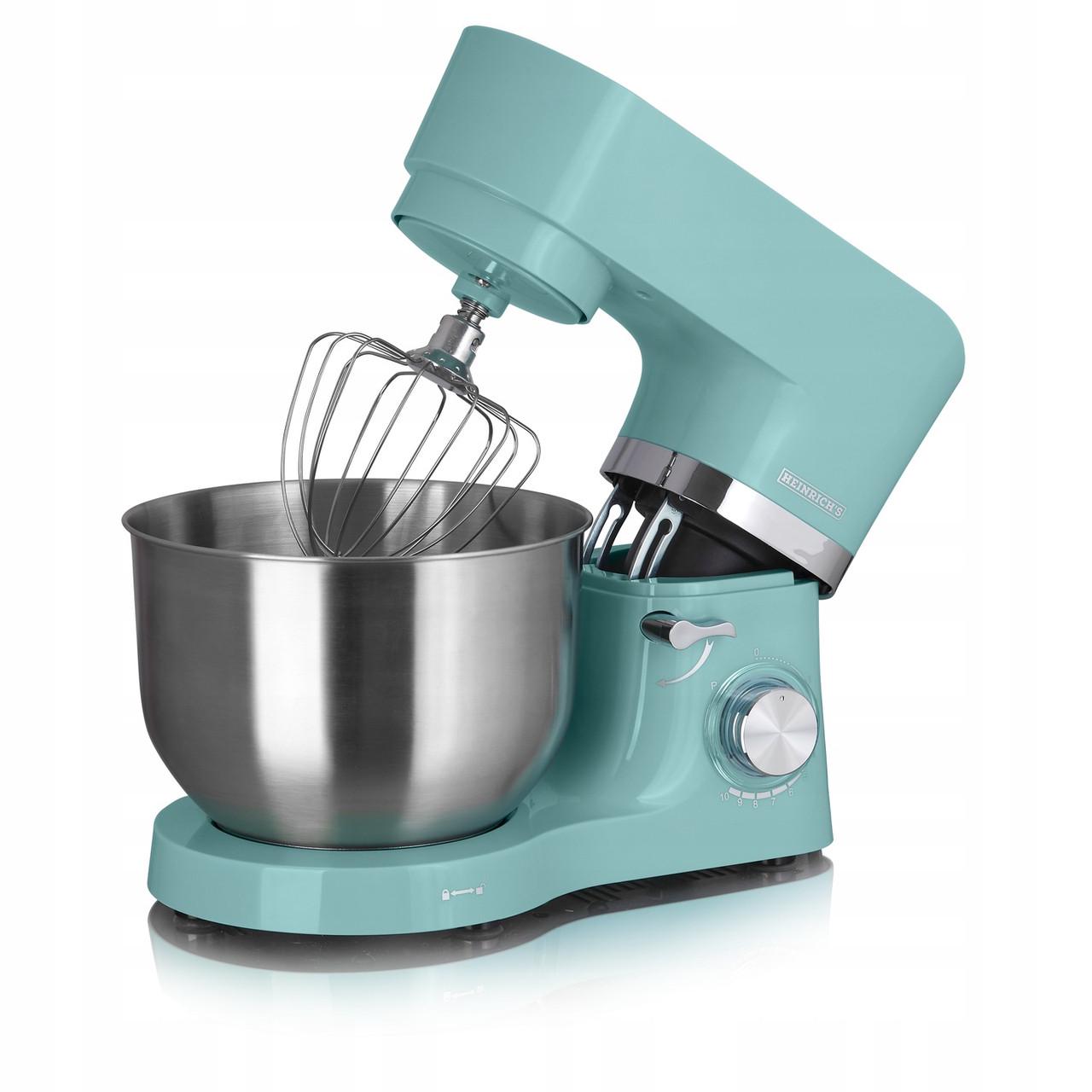 Миксер кухонный планетарный HEINRISCH'S HKM 6278 6,5 л 1300 Вт Mint 660393 (62413_ZIELONY12)