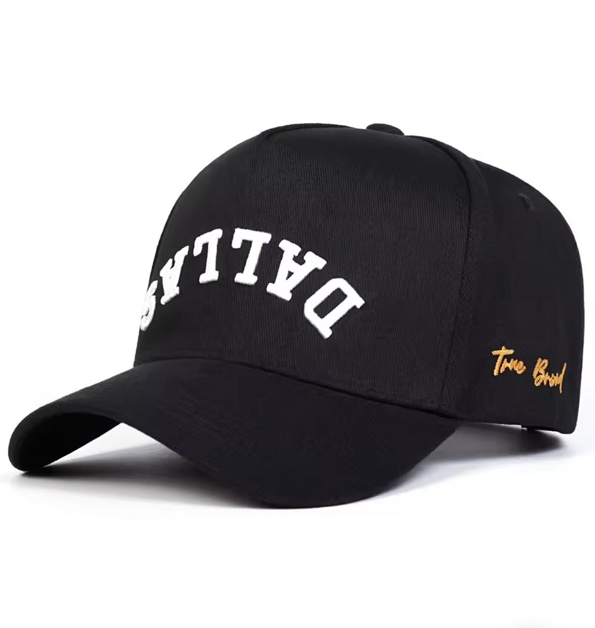 Кепка бейсболка логотип Wuke Dallas Даллас с изогнутым козырьком унисекс one size Черный